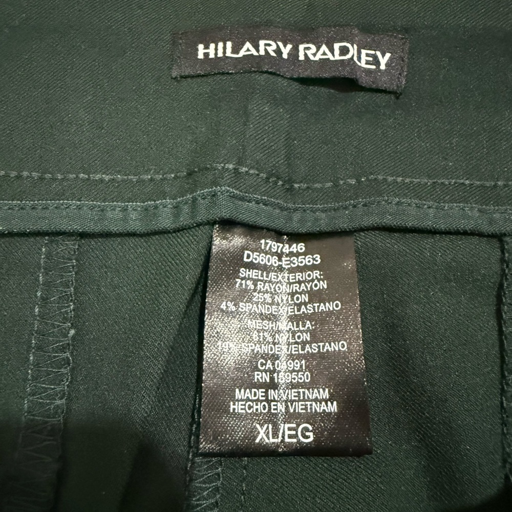 Hilary Radley Woman’s Dark Green Dress Pants - Picture 4 of 6
